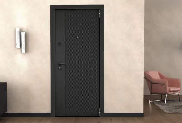 Дверь X7 PRO черная шагрень